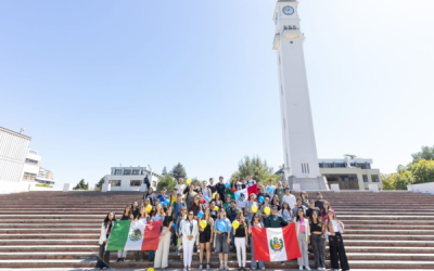 Estudiantes internacionales recorren el Campus Concepción para iniciar su experiencia en la Universidad de Concepción